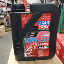 Load image into Gallery viewer, Liqui Moly Motorbike 4T Synth 10W-40 Street Race 1L