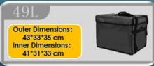 Load image into Gallery viewer, Magnetic +Waterproof DELIVERY BOX Fully upgrade / BLACK 22L/30L/49L/68L/97L FREE: CUP HOLDER