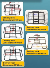 Load image into Gallery viewer, Magnetic +Waterproof DELIVERY BOX Fully upgrade / BLACK 22L/30L/49L/68L/97L FREE: CUP HOLDER