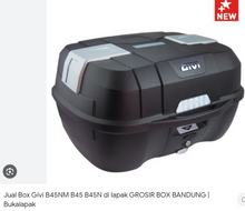 Load image into Gallery viewer, PLASTIC GIVI BOX BLACK
