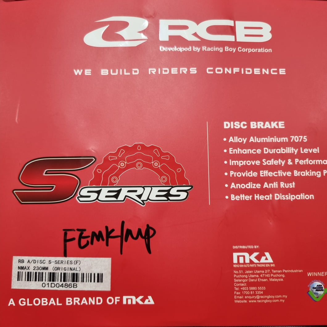RB A/DISC S-SERIES NMAX 230MM