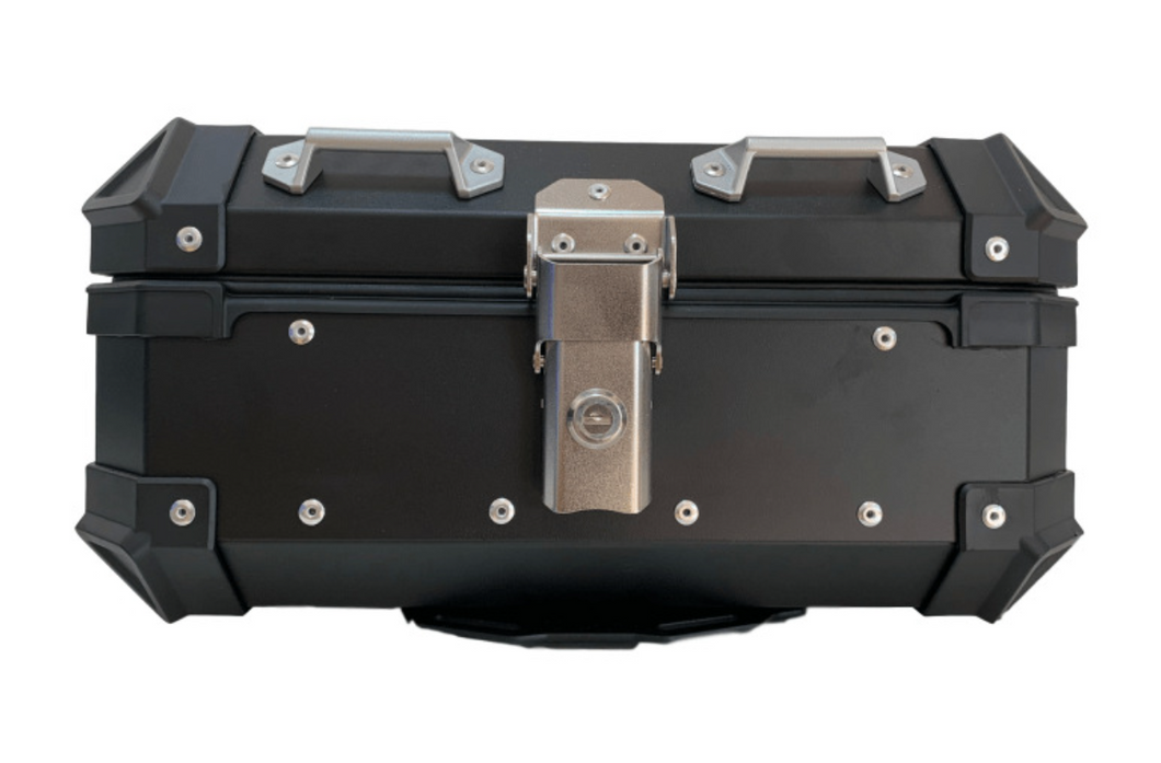 Black & Silver Aluminium Top Box Set Include Base Plate & Inner Padding
