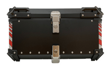 Load image into Gallery viewer, Black &amp; Silver Aluminium Top Box Set Include Base Plate &amp; Inner Padding
