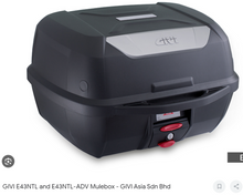 Load image into Gallery viewer, PLASTIC GIVI BOX BLACK
