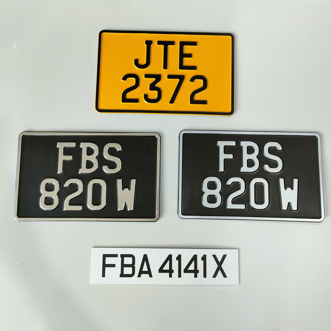 Number Plate