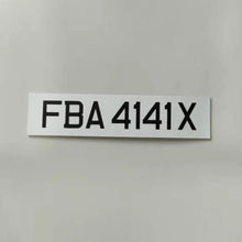 Load image into Gallery viewer, Number Plate
