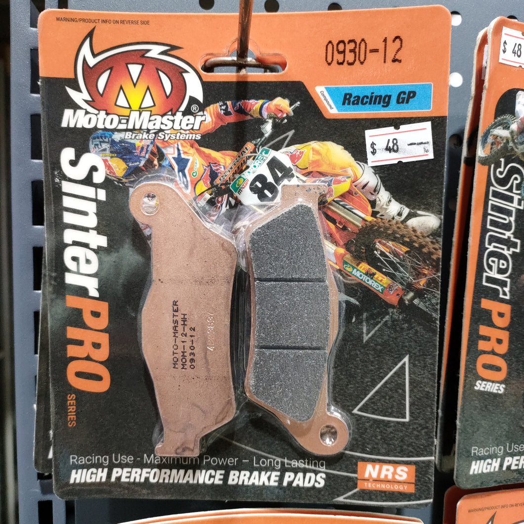 Moto-master brake pad front Racing GP 093012 HH IT/TT
