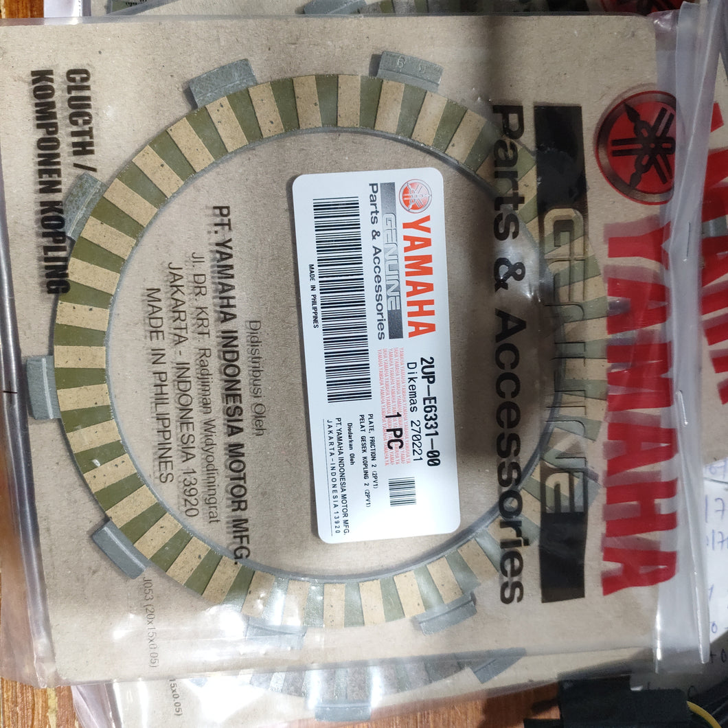 YAMAHA Y15 CLUTCH PLATE FRICTION P/GI