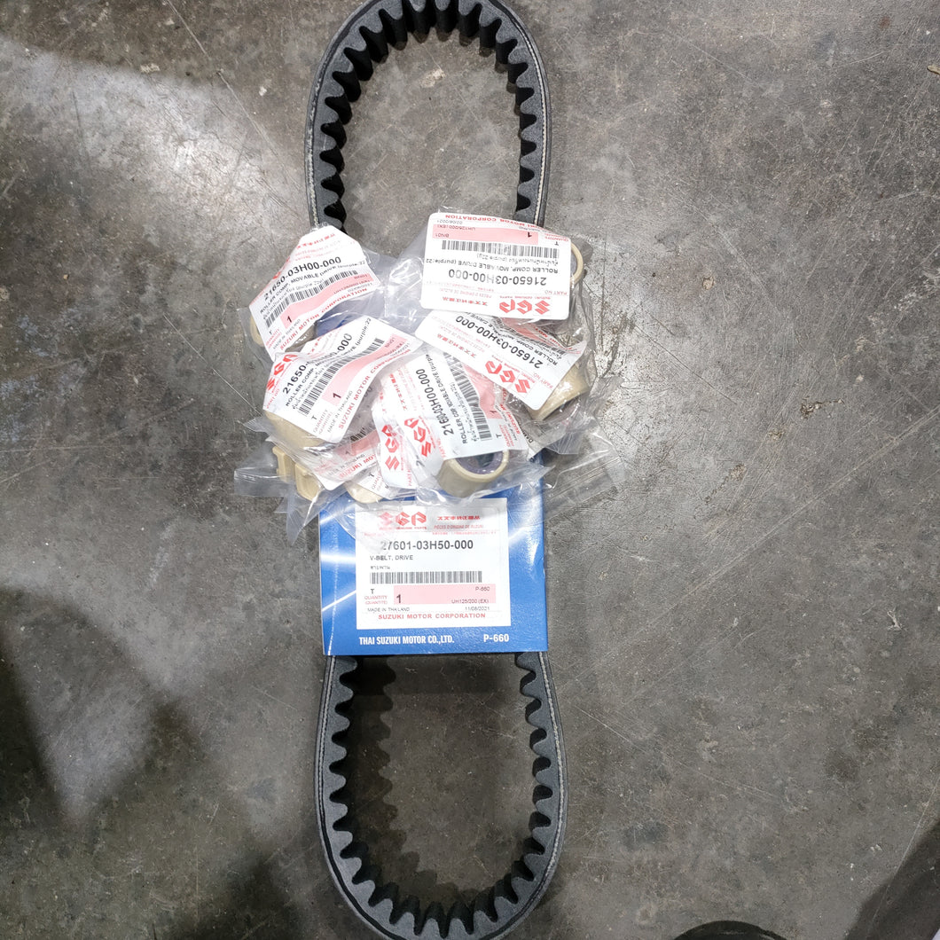 SUZUKI BUGMAN 200 BELT SET RA/PT
