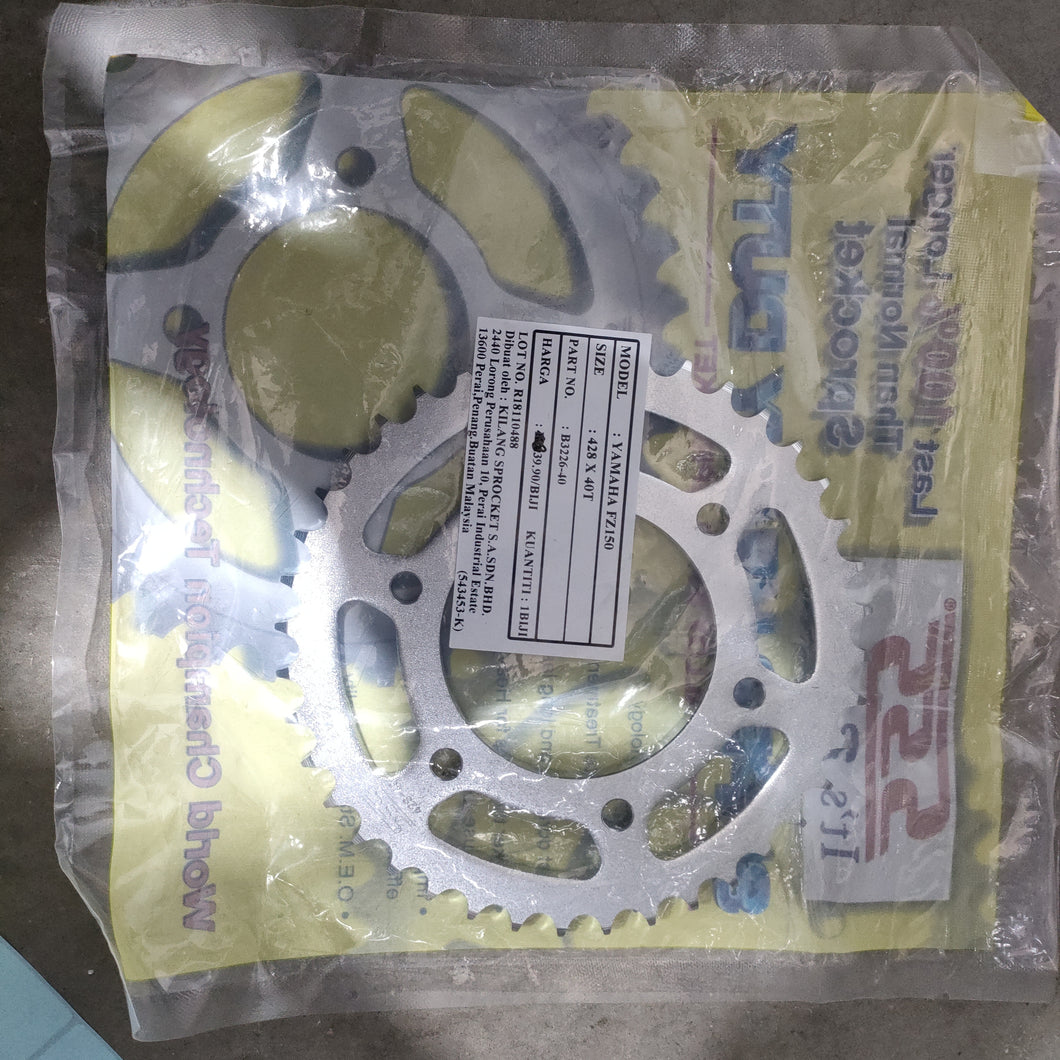 REAR SPROCKET SSS 4OT SS/OO