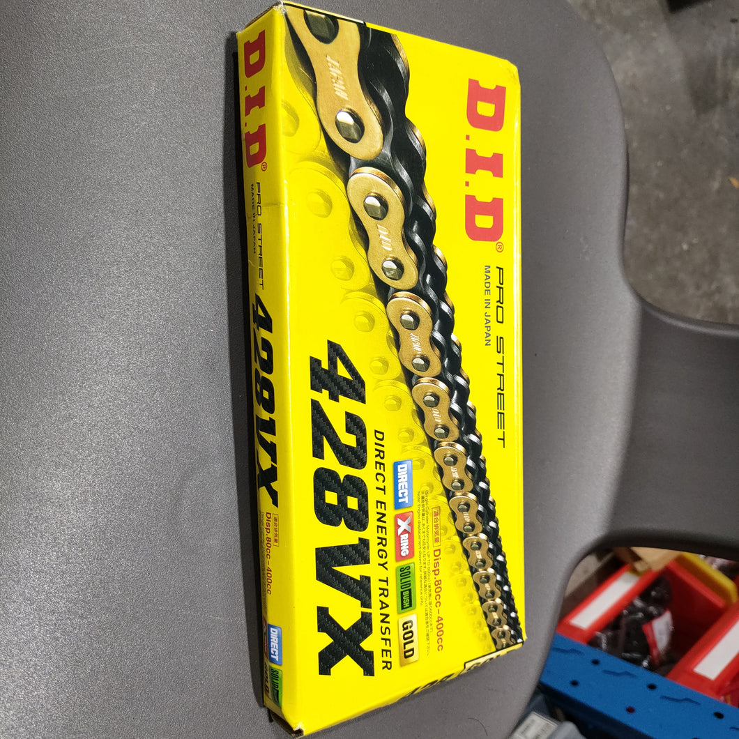 DID 428 XRING VX CHAIN 132L FDYT AB
