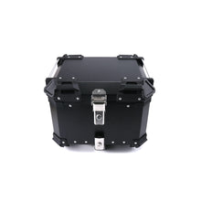 Load image into Gallery viewer, Black &amp; Silver Aluminium Top Box Set Include Base Plate &amp; Inner Padding
