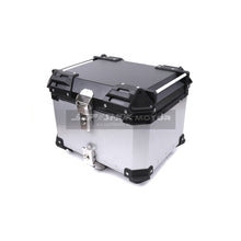 Load image into Gallery viewer, Black &amp; Silver Aluminium Top Box Set Include Base Plate &amp; Inner Padding
