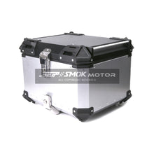 Load image into Gallery viewer, Black &amp; Silver Aluminium Top Box Set Include Base Plate &amp; Inner Padding
