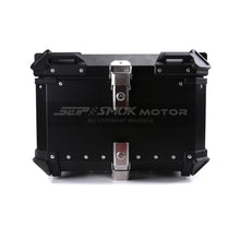 Load image into Gallery viewer, Black &amp; Silver Aluminium Top Box Set Include Base Plate &amp; Inner Padding
