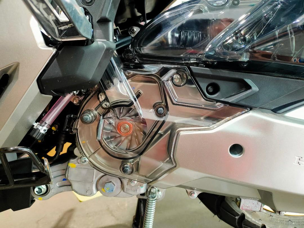 Honda ADV150 CVT Cover Side Cover Transparent Smoke