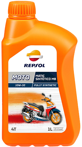 Repsol Moto Matic SINTÉTICO 4T 10W-30 1L
