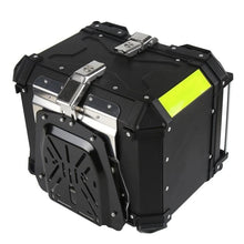 Load image into Gallery viewer, Black &amp; Silver Aluminium Top Box Set Include Base Plate &amp; Inner Padding
