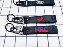 Load image into Gallery viewer, Keychain for motorcycle high quality sewn sew Honda Yamaha Triumph Ducati Kawasaki Suzuki BMW KTM Akrapovic Aprilia
