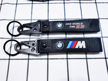 Load image into Gallery viewer, Keychain for motorcycle high quality sewn sew Honda Yamaha Triumph Ducati Kawasaki Suzuki BMW KTM Akrapovic Aprilia
